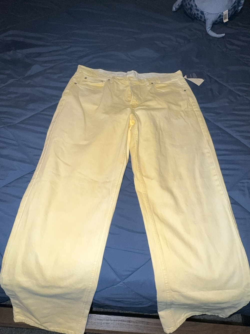NWT universal thread yellow jeans